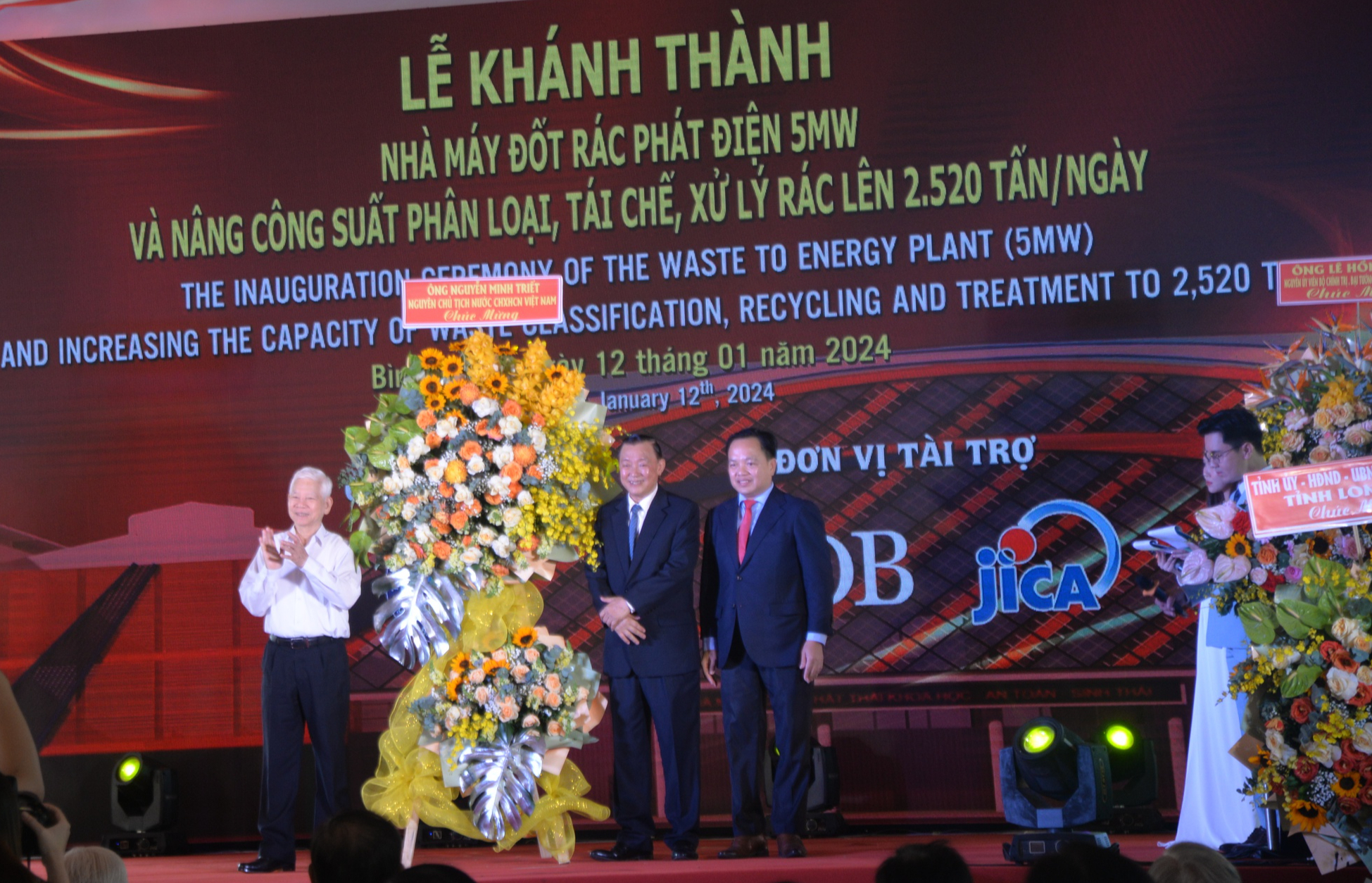 BIWASE khánh thành nhà máy đốt rác phát điện 5MW