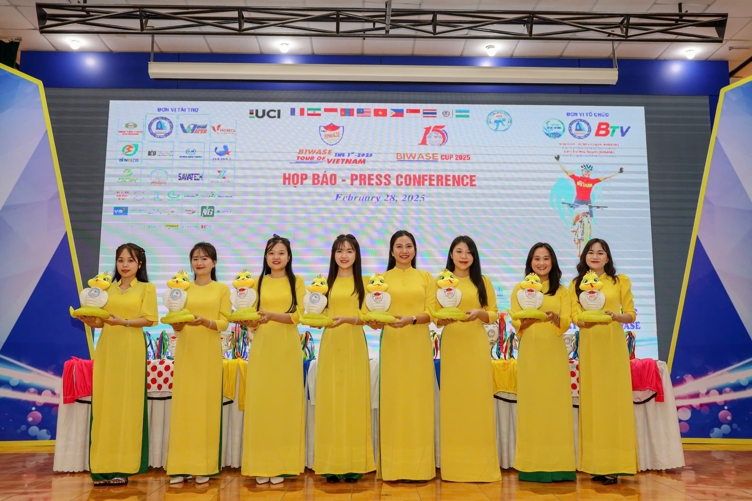 Một số hình ảnh của buổi họp báo Biwase Tour Of Vietnam 2025 & Giải xe đạp nữ quốc tế Bình Dương 2025 - Cúp Biwase