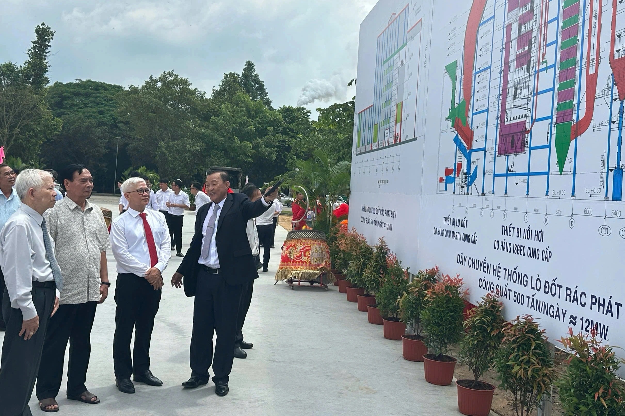 Dự án nhà máy điện rác công suất 12MW với mức đầu tư 1.150 tỷ đồng do BIWASE làm chủ đầu tư