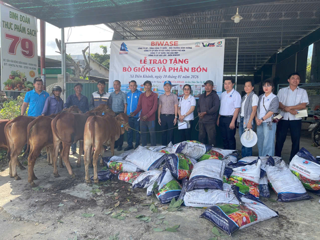 Diên Khánh tiếp nhận hỗ trợ con giống, vật tư nông nghiệp giúp người dân khôi phục sản xuất sau thiên tai