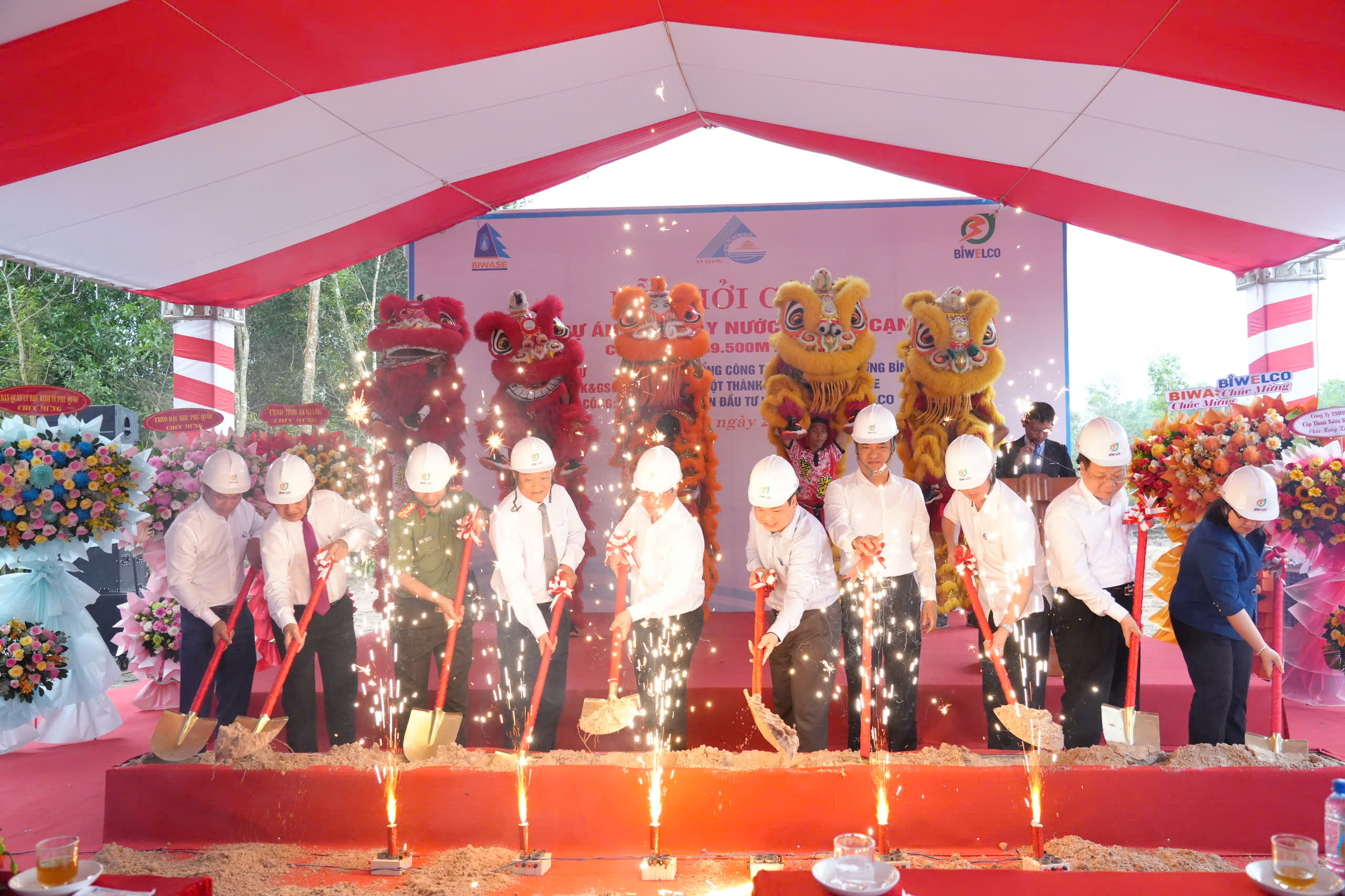 BIWASE khởi công 3 dự án tại đặc khu Phú Quốc với tổng vốn 1.238 tỷ đồng