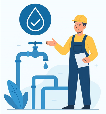 Hướng dẫn lắp đặt đồng hồ nước