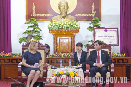 Đoàn công tác Nghị viện Phần Lan thăm và làm việc tại Bình Dương