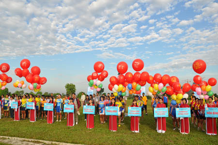 Khai Mạc Giải xe đạp nữ quốc tế Bình Dương mở rộng lần 1 - 2011 cúp BIWASE