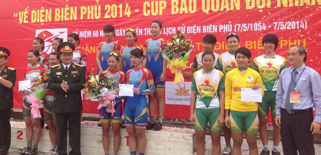 BIWASE – Vô địch đồng đội Giải đua xe đạp toàn quốc mở rộng “Về Điện Biên Phủ” năm 2014