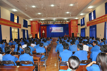 Chuẩn bị Đại hội đại biểu Đoàn cơ sở Công ty TNHH MTV Cấp Thoát Nước – Môi Trường Bình Dương nhiệm kỳ 2014 - 2017