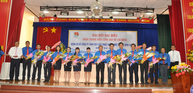 Đại hội đại biểu Đoàn cơ sở Công ty TNHH MTV Cấp Thoát Nước – Môi Trường Bình Dương