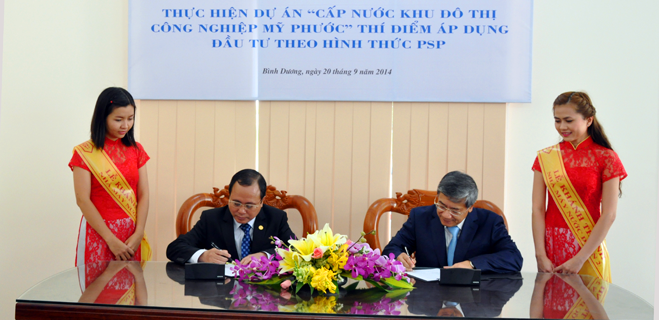 Thực hiện Dự án thí điểm áp dụng đầu tư theo hình thức PSP ngành nước tại tỉnh Bình Dương