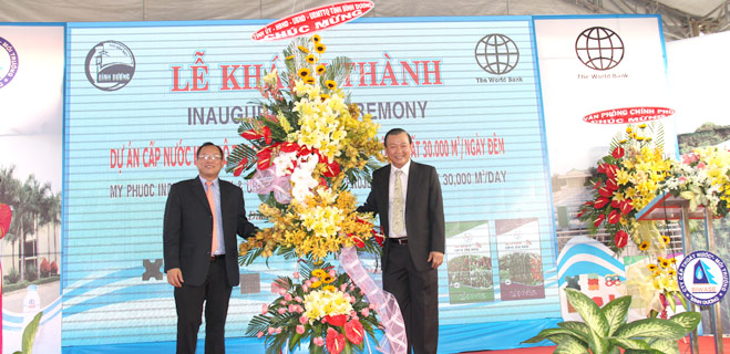 BIWASE khánh thành đưa vào hoạt động Nhà máy cấp nước khu đô thị công nghiệp Mỹ Phước công suất 30.000m3/ngày đêm