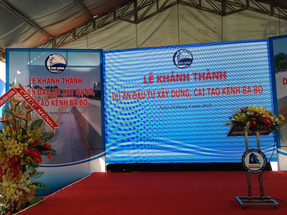 Khánh thành công trình xây dựng, cải tạo kênh Ba Bò