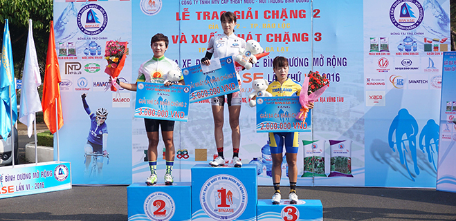 Chặng 3: Giải xe đạp nữ quốc tế Bình Dương mở rộng tranh cúp BIWASE lần VI - năm 2016