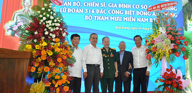 Lữ đoàn 316 đặc công biệt động: Họp mặt cán bộ, chiến sĩ, gia đình cơ sở cách mạng