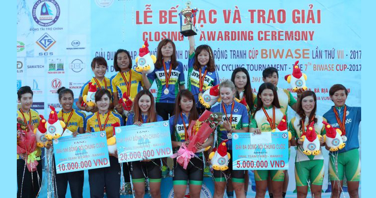 Biwase Bình Dương đoạt Cúp Vô địch đồng đội - Năm 2017