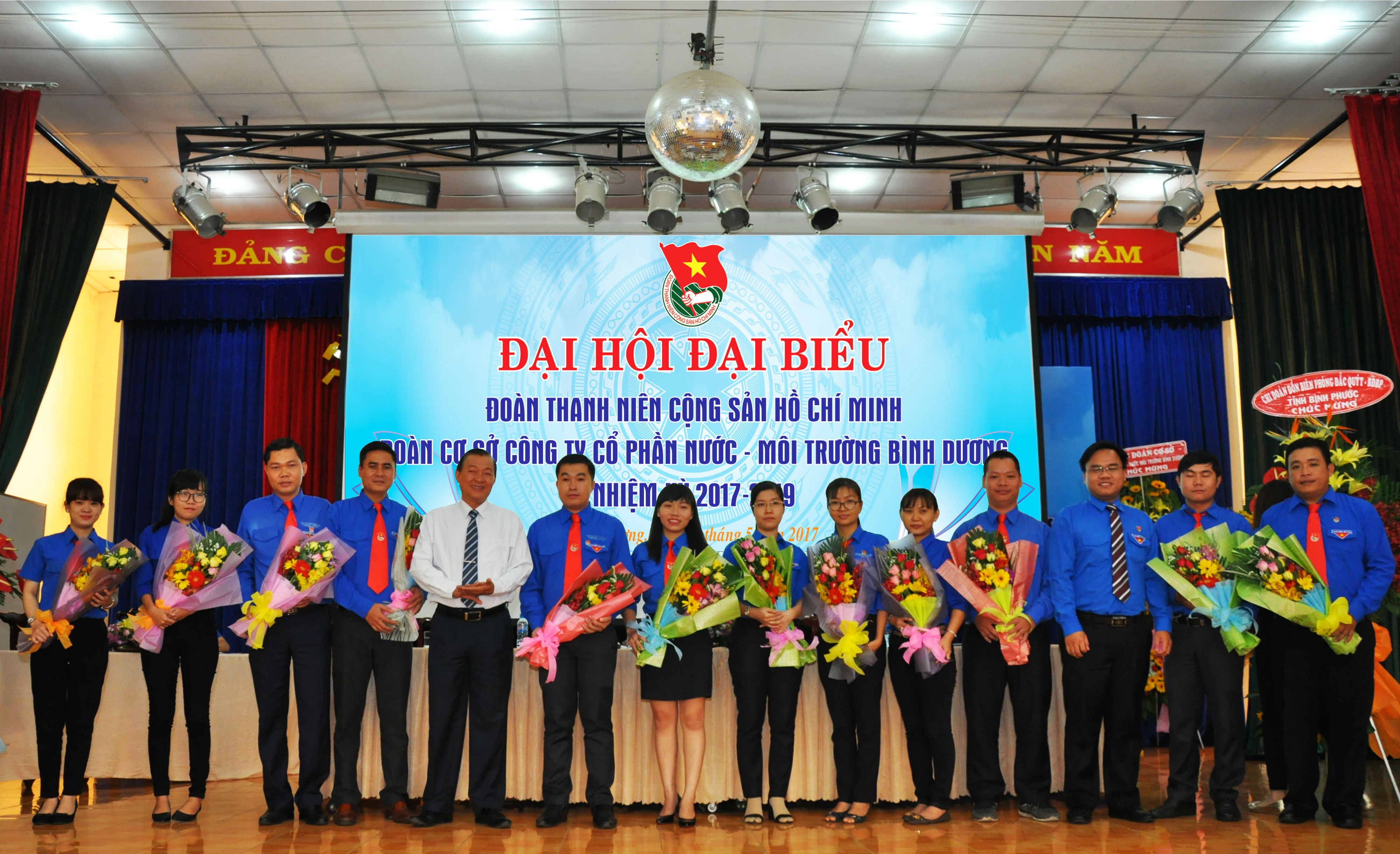 Đại hội Đại biểu Đoàn TNCS Hồ Chí Minh Công ty Cổ Phần Nước - Môi Trường Bình Dương nhiệm kỳ 2017 – 2019