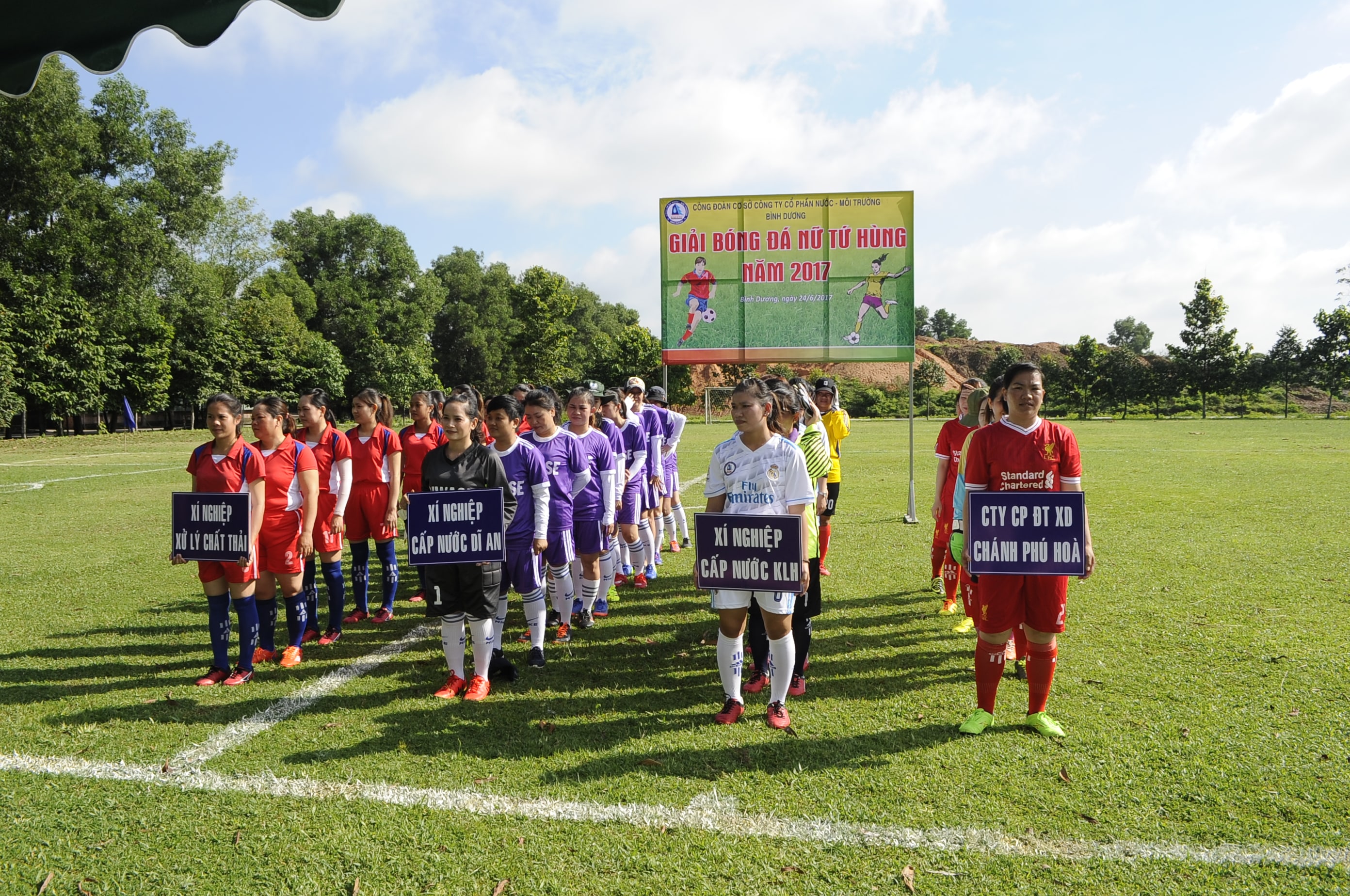 Giải bóng đá nữ tứ hùng BIWASE 2017