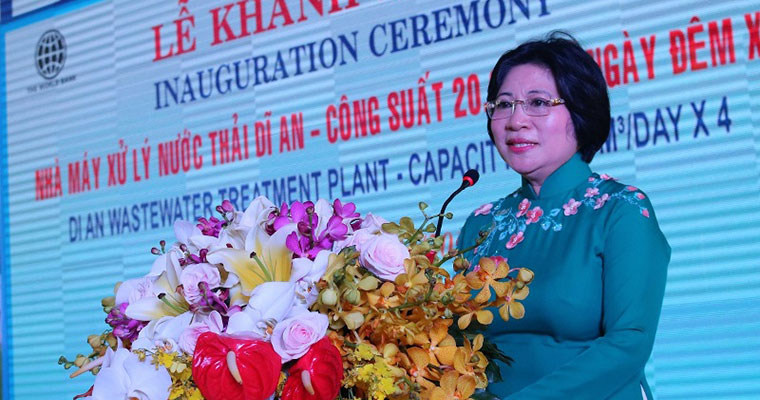 Bình Dương đưa vào sử dụng nhà máy xử lý nước thải 20.000m3/ngày đêm