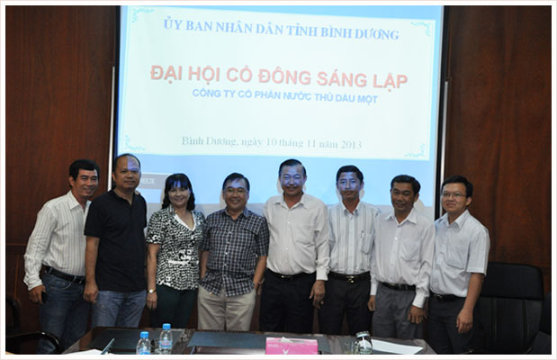 Founding Shareholder’s meeting of Thu Dau Mot water company