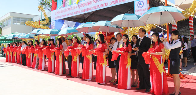 A Water Treatment Plant for My Phuoc Urban Industrial Park timely meeting developing requirements from local residents and business