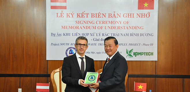 Chuẩn bị triển khai giai đoạn 3 Dự án xử lý chất thải nam Bình Dương