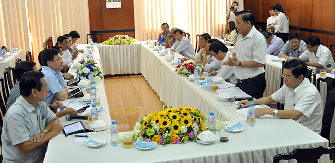 Binh Duong PPC’s leaders hosted Dong Thap PPC’s leaders