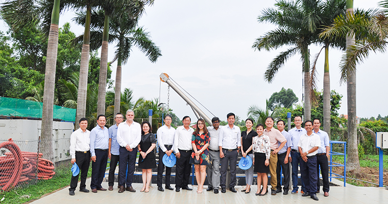 Đoàn tư vấn dự án ADB đến thăm và làm việc tại BIWASE