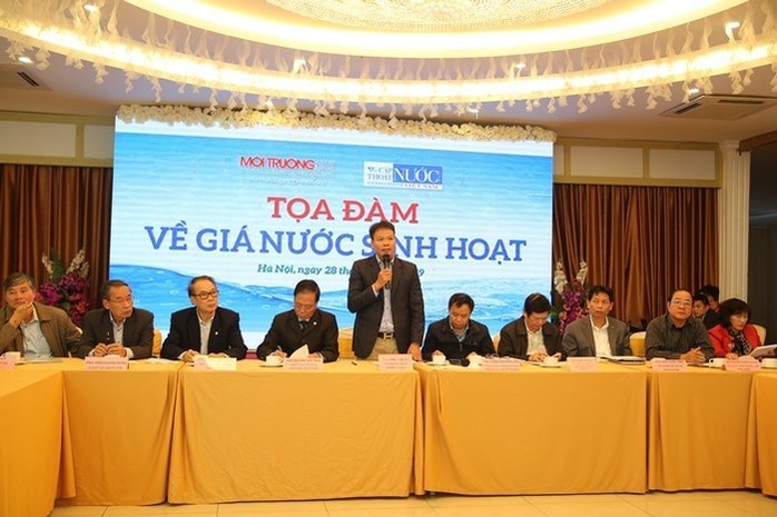 Báo chí viết về toạ đàm giá nước sinh hoạt