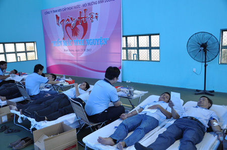 BIWASE với ngày hội hiến máu tình nguyện