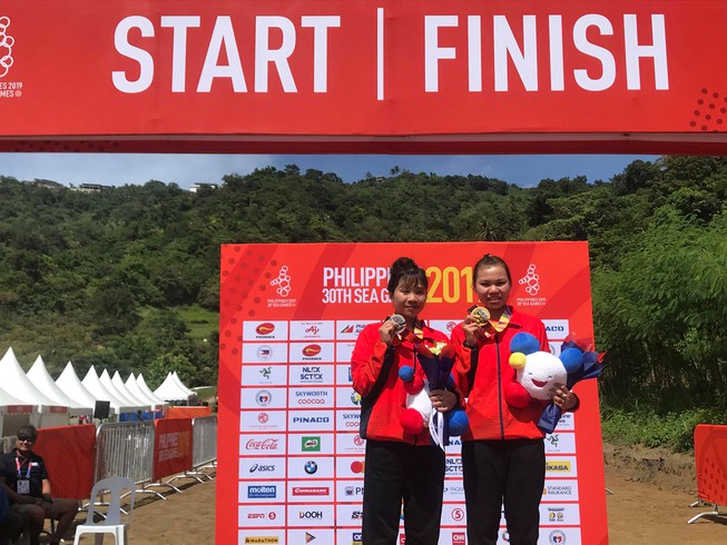 Dinh Thi Nhu Quynh, mountain biker won the first gold medal for Vietnam Sports in 30th SEA Game