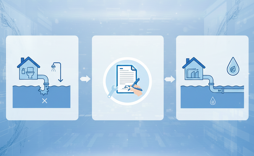 Hướng dẫn đấu nối nước thải