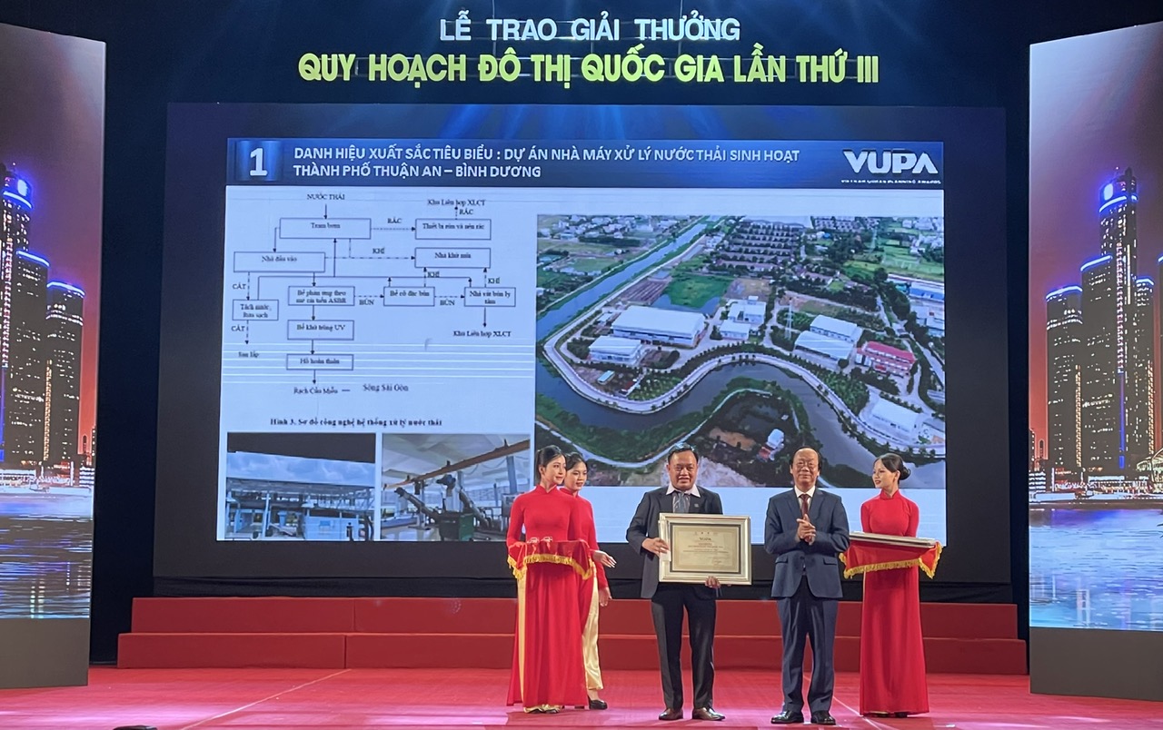 BIWASE vinh dự nhận giải thưởng quy hoạch đô thị quốc gia lần thứ III